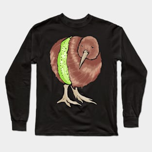 Kiwi Bird New Zealand Kiwi Long Sleeve T-Shirt